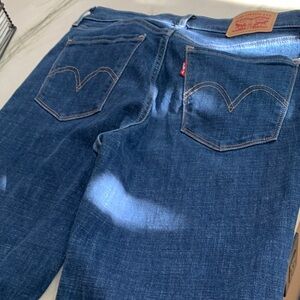 Levi's Women's Straight Leg Jeans - Dark Blue